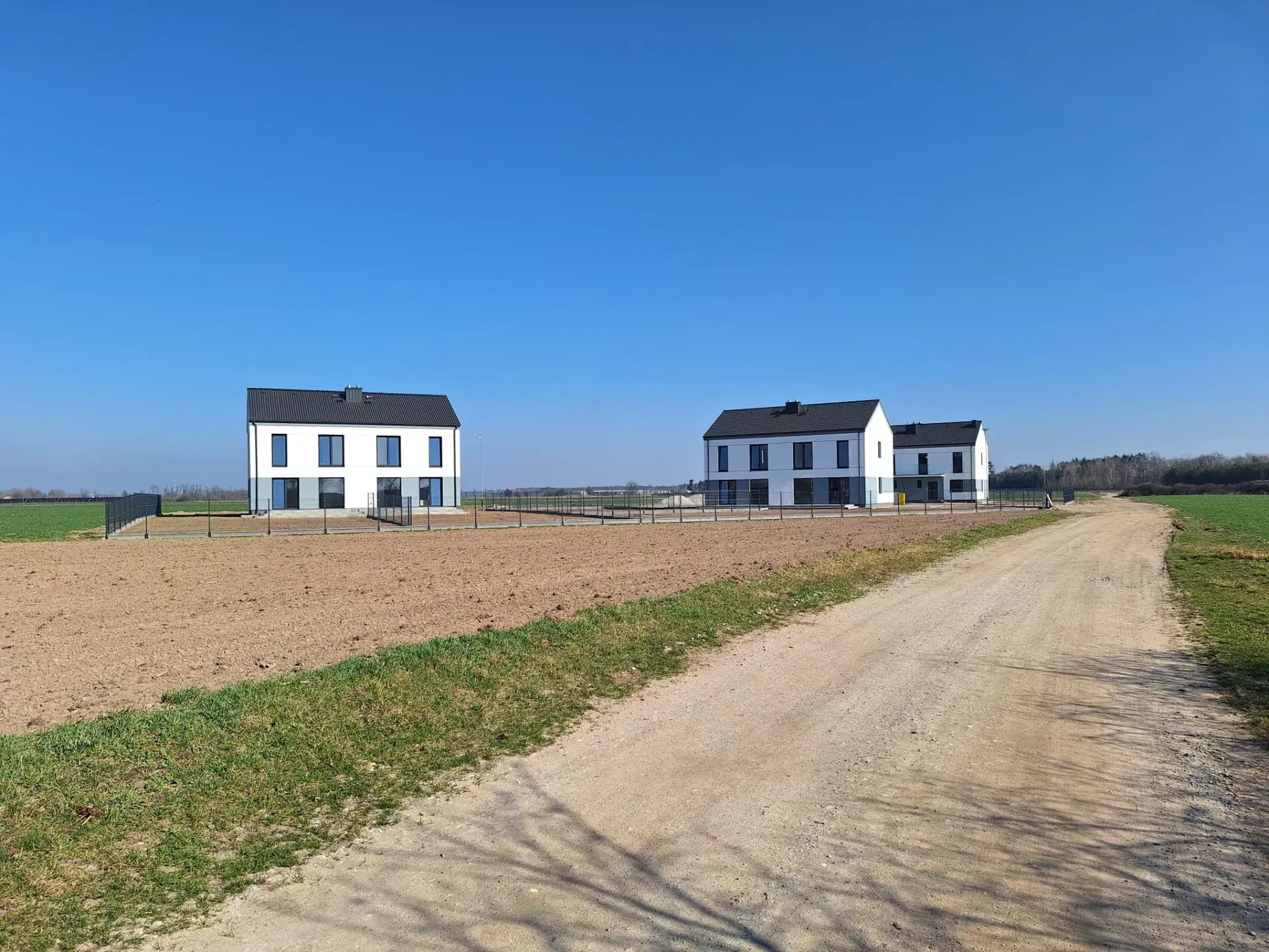 Budowa Osiedla nad Strugą – droga dojazdowa, marzec 2025